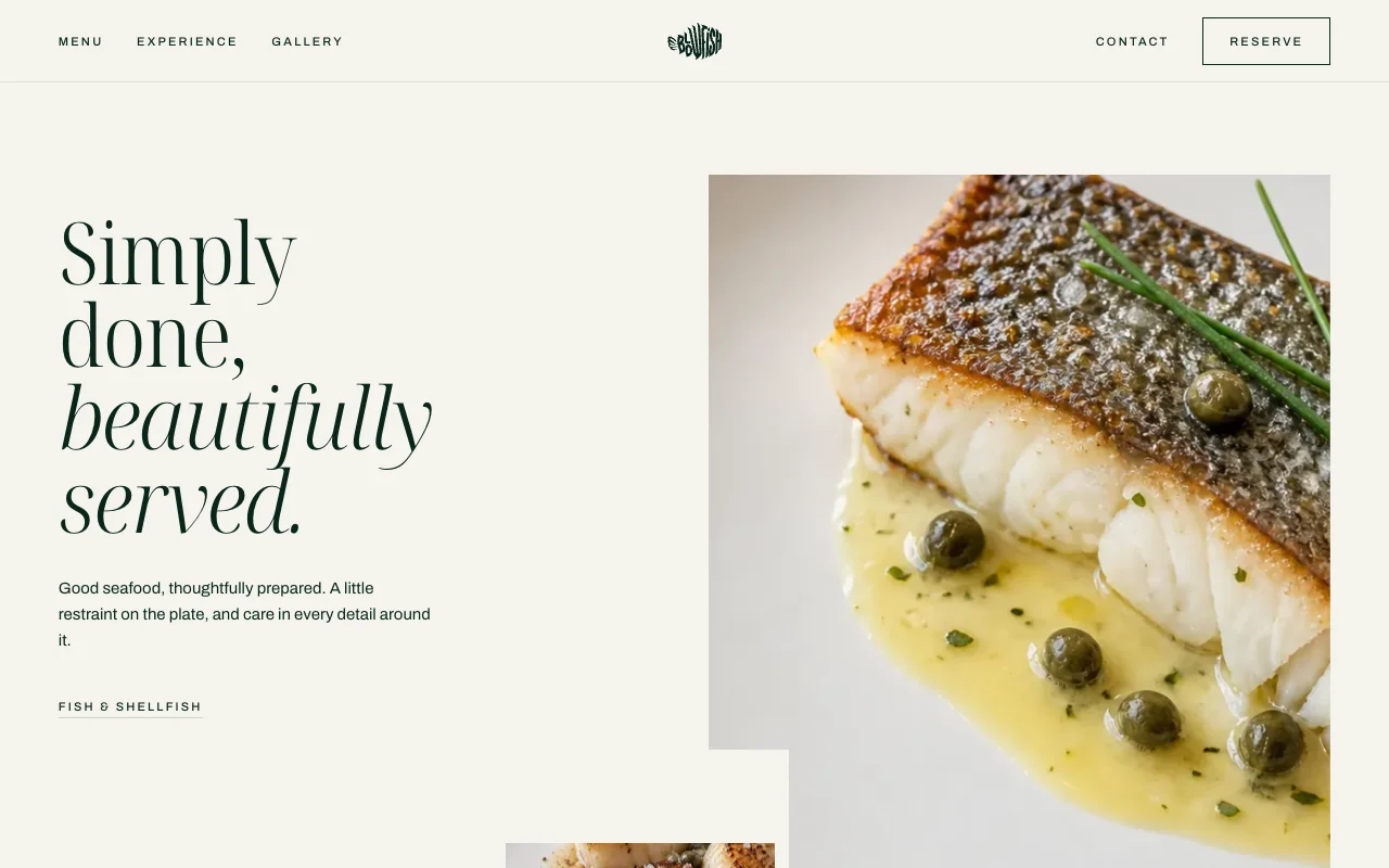 An editorial section of the Blowfish by JAX website