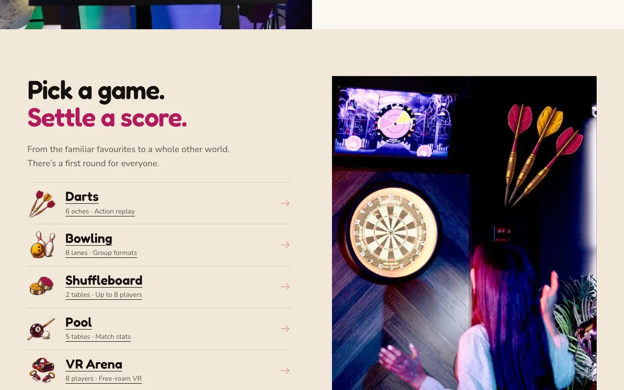 An editorial section of the Play website